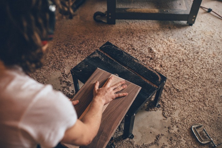 Holz schleifen Handwerk